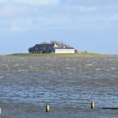 公寓 Friesenblau Im Haus Schladenhaufen Langeneß